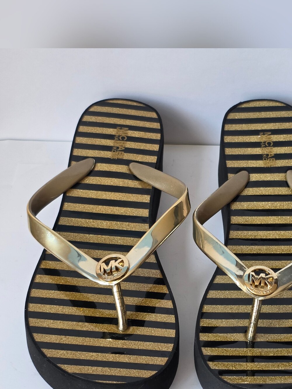 Michael Kors Bedford Platform Wedge Flip Flops